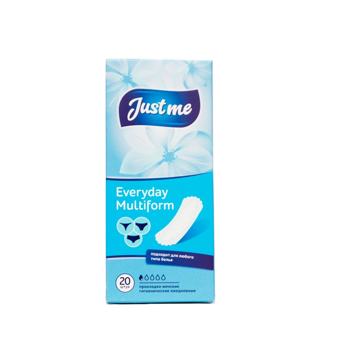 Just me Мультиформ Прокладки женские ежедневные, прокладки гигиенические, 20 шт. фото