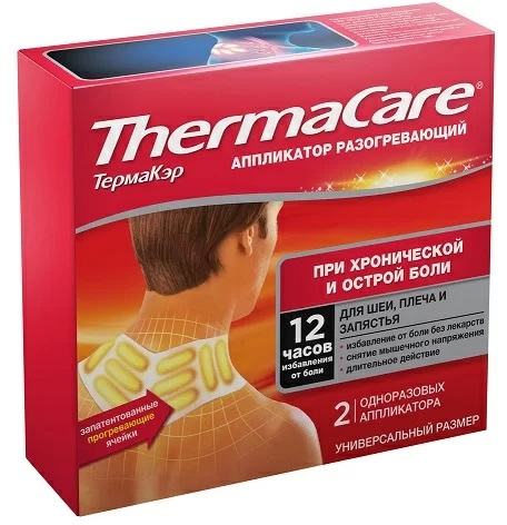 ThermaCare Аппликаторы разогревающий одноразовый, 2 шт, для шеи плеча и запястья фото