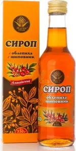 Сироп облепиха, шиповник, сироп, 330 г, 1 шт. фото
