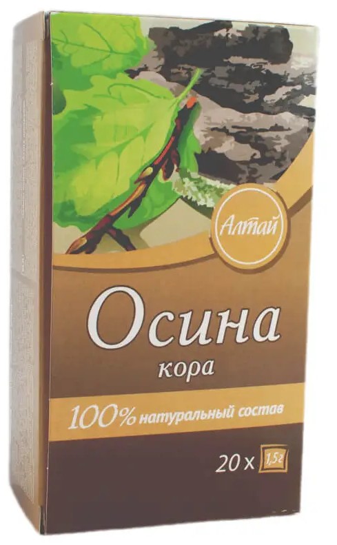 Фито-Алтай Осины кора, фиточай, 1.5 г, 20 шт. фото
