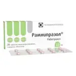 Рамнипразол, 10 мг, таблетки кишечнорастворимые, покрытые пленочной оболочкой, 28 шт. фото