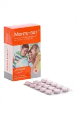 Монте-вит Витаминно-минеральный комплекс от A до Zn для детей, таблетки, 60 шт. фото