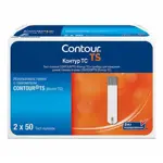 Contour TS, тест-полоски для определения уровня глюкозы в крови, 100 шт. фото