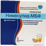 Нимесулид-МБФ, 100 мг, гранулы для приготовления суспензии для приема внутрь, 2 г, 5 шт. фото