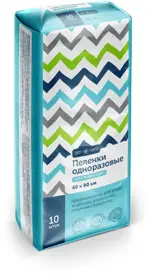 ComForte Пеленки впитывающие, 60 см х 90 см, 10 шт. фото