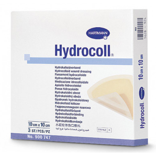 Hartmann Hydrocoll Повязка гидроколлоидная самофиксирующаяся, 10 см х 10 см, повязка, 10 шт. фото