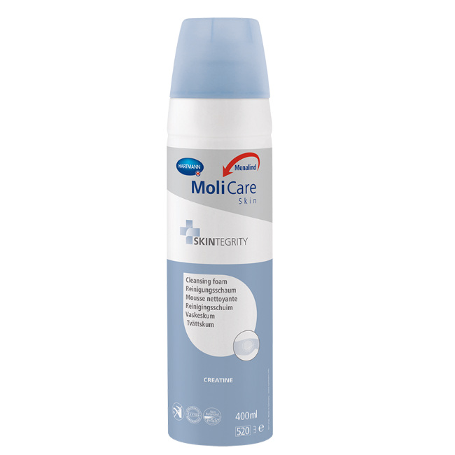 MoliCare Skin пена для тела очищающая, пена, 400 мл, 1 шт. фото