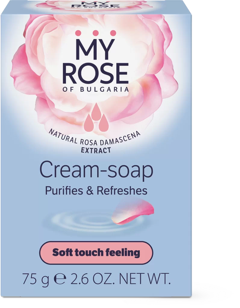 My Rose of bulgaria крем-мыло, мыло, 75 г, 1 шт. фото