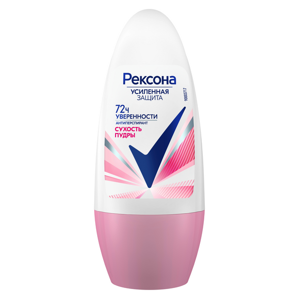 Rexona Антиперспирант Сухость пудры, дезодорант-ролик, 50 мл, 1 шт. фото