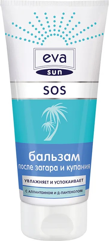 Eva Sun SOS Бальзам после загара и купания, бальзам после загара, 200 мл, 1 шт. фото