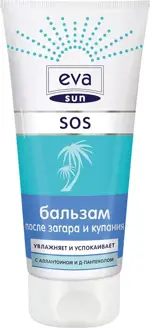 Eva Sun SOS Бальзам после загара и купания, бальзам после загара, 200 мл, 1 шт. фото