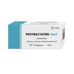 Розувастатин-ЛекТ, 10 мг, таблетки, покрытые пленочной оболочкой, 90 шт. фото 