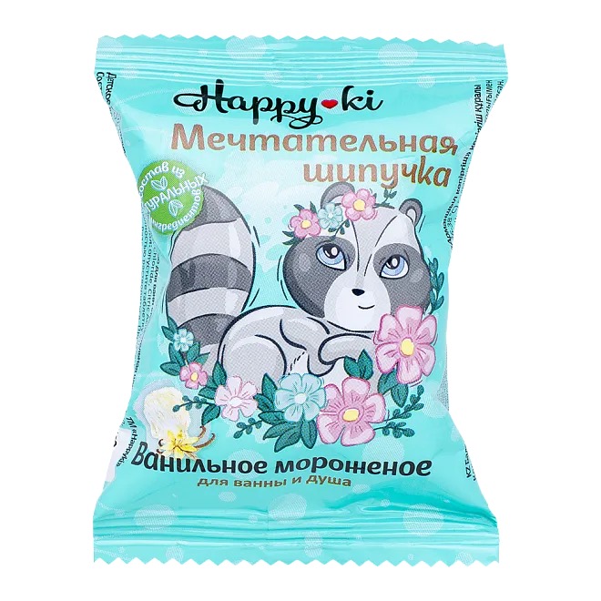 Happiki Шипучее средство для ванн Мечтательная шипучка, 40 г, 1 шт. фото