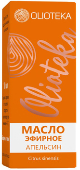 Olioteka Масло эфирное Апельсин, масло эфирное, 10 мл, 1 шт. фото