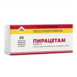 Пирацетам, 200 мг, таблетки, покрытые оболочкой, 60 шт. фото