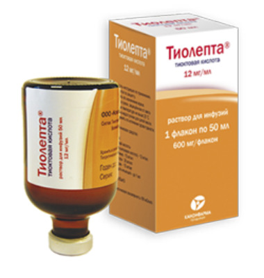 Тиолепта, 12 мг/мл, раствор для инфузий, 50 мл, 10 шт. фото
