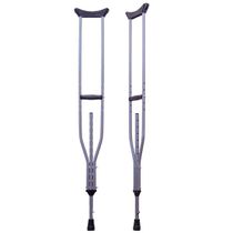 Костыли опорные металлические для взрослых, 2 шт, 16(753), выс. регулир. 1180-1425 мм, наконечника внутр. диам. 19 мм, внешн. диам. 40 мм, с УПС фото