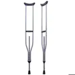 Костыли опорные металлические для взрослых, 2 шт, 16(753), выс. регулир. 1180-1425 мм, наконечника внутр. диам. 19 мм, внешн. диам. 40 мм, с УПС фото