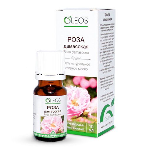 Oleos Масло эфирное Роза Дамасская, масло эфирное, 10 мл, 1 шт. фото