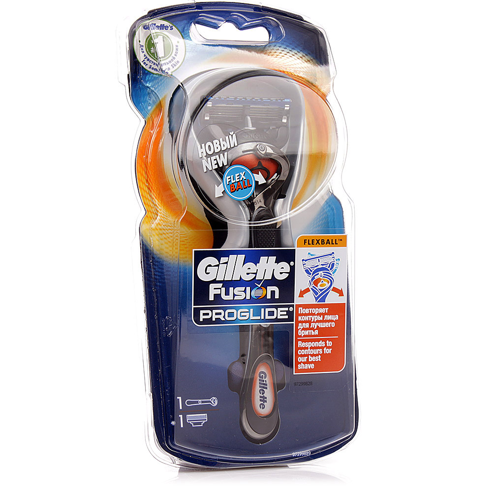 Gillette Fusion ProGlide Flexball Станок с 1 сменной кассетой, 1 шт. фото