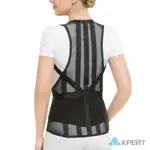 Крейт Корсет ортопедический грудопоясничный, рост 3, р. 5, 1 шт, черный, Б-506 4 металлических ребра жесткости фото