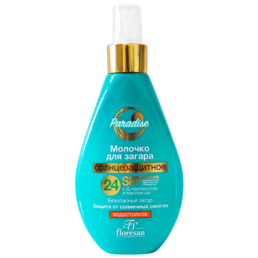 Floresan Молочко для загара Пальмовый рай SPF24, спрей, 160 мл, 1 шт, водостойкое, Ф-251 фото