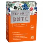 БерриВитС, порошок для приема внутрь, 5 г, 20 шт, мёд + малина фото