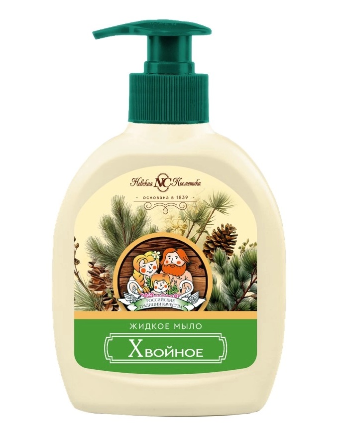 Невская косметика Мыло жидкое, мыло, 300 мл, 1 шт, хвойное фото