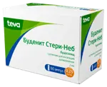 Буденит Стери-Неб, 0.25 мг/мл, суспензия для ингаляций дозированная, 2 мл, 60 шт. фото