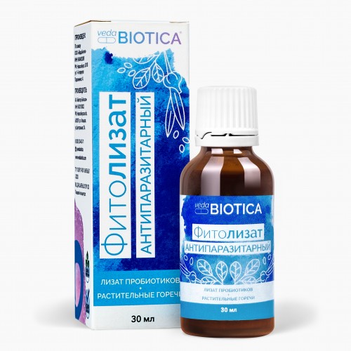 VedaBiotica Фитолизат антипаразитарный, жидкость для внутреннего применения, 30 мл, 1 шт. фото