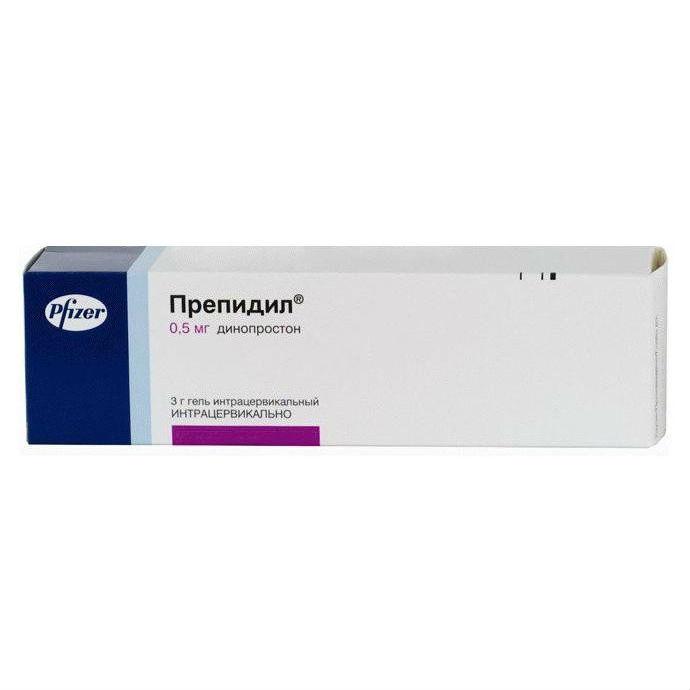 Препидил, 0.5 мг/3 г, гель интрацервикальный, 3 г, 1 шт. фото