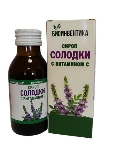 Сироп солодки с витамином С, сироп, 100 мл, 1 шт. фото
