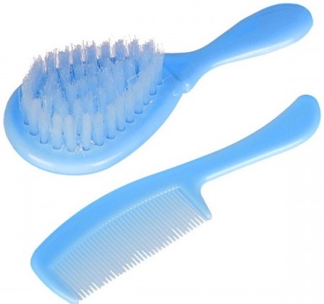 Бусинка расческа + щетка, набор, 1 шт, арт. 1032 фото