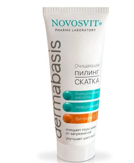 Novosvit Dermabasis Пилинг-скатка очищающая, 75 мл, 1 шт. фото
