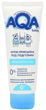 AQA baby Крем-присыпка под подгузник, крем-присыпка, 75 мл, 1 шт. фото