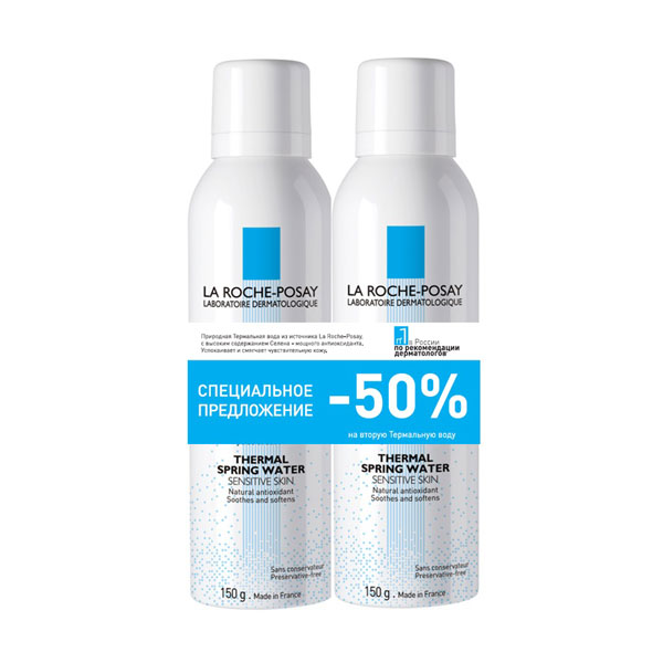 La Roche-Posay термальная вода, спрей, 150 мл, 2 шт. фото