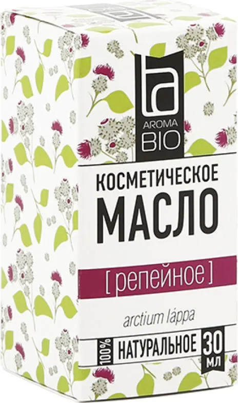 AromaBio масло эфирное, масло косметическое, 30 мл, 1 шт, репейное фото