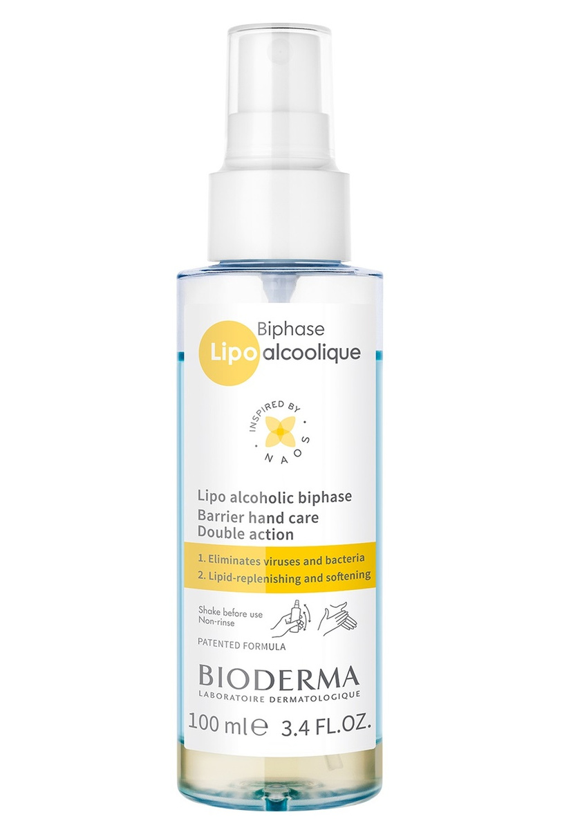 Bioderma Спрей Lipo спиртовой двухфазный уход, раствор для наружного применения, 100 мл, 1 шт. фото