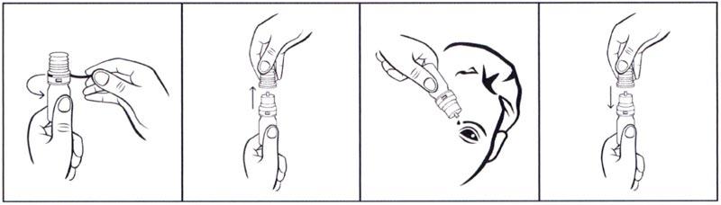Инструкция по применению Дорзиал, 0,02г/мл, капли глазные, 10 мл, 1 шт. - схема 1