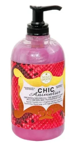 Nesti Dante Мыло шикарное розовое, мыло жидкое, 500 мл, 1 шт. фото