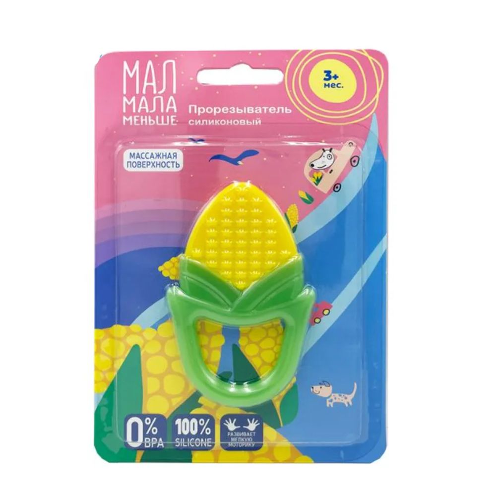 Мал Мала Меньше прорезыватель Кукуруза, 1 шт. фото