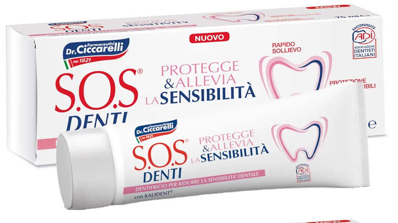 SOS Denti Зубная паста, 75 мл, 1 шт, для чувствительных зубов фото