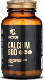 Грассберг Кальций 600 + D3 + Zn с витамином K1, таблетки, 60 шт. фото 