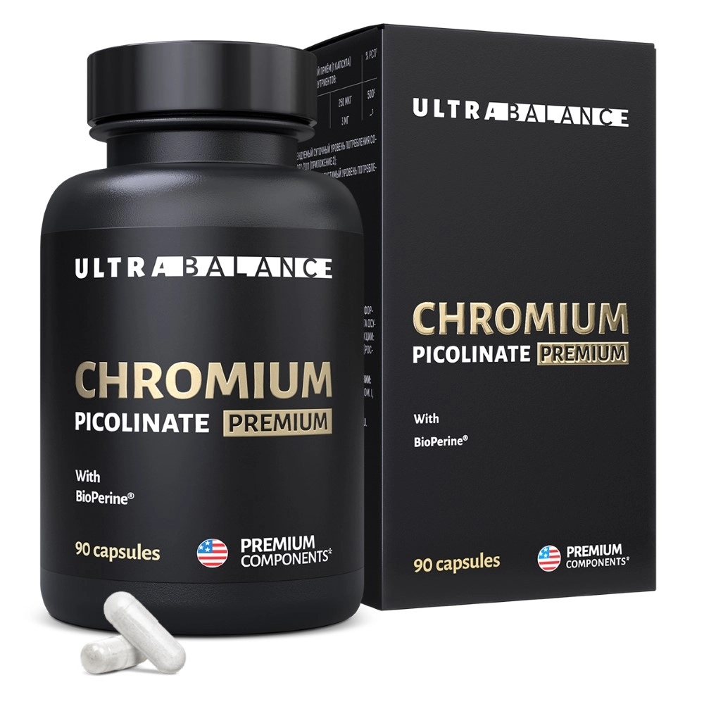Ultrabalance Premium Пиколинат хрома, таблетки, 90 шт. фото