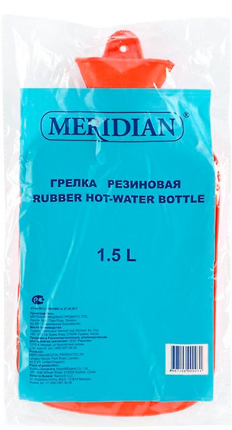 Meridian Грелка резиновая, 1.5 л, 1 шт. фото