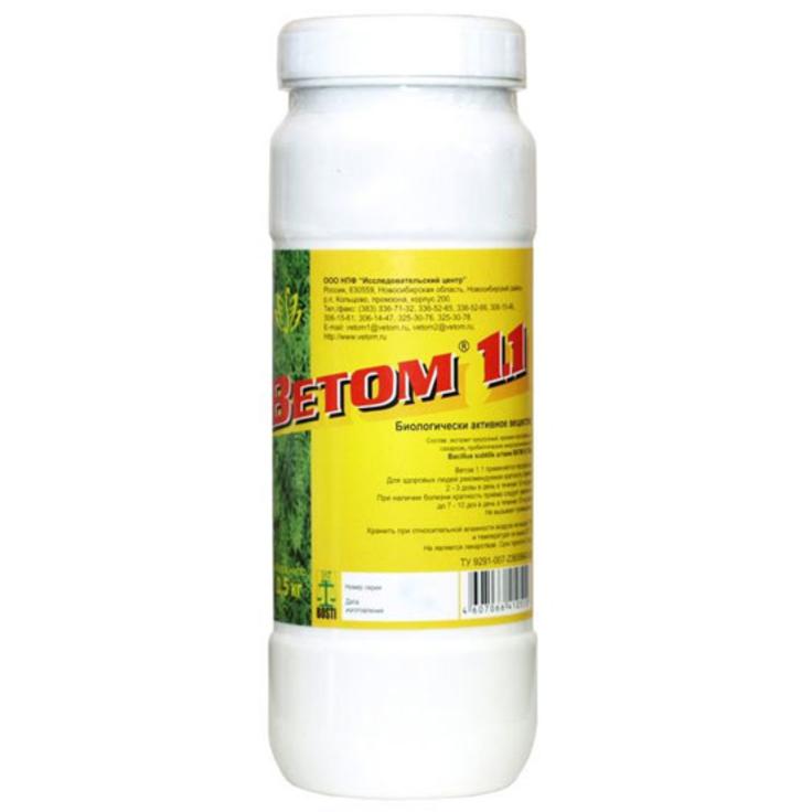 Ветом 1.1, порошок, 500 г, 1 шт. фото