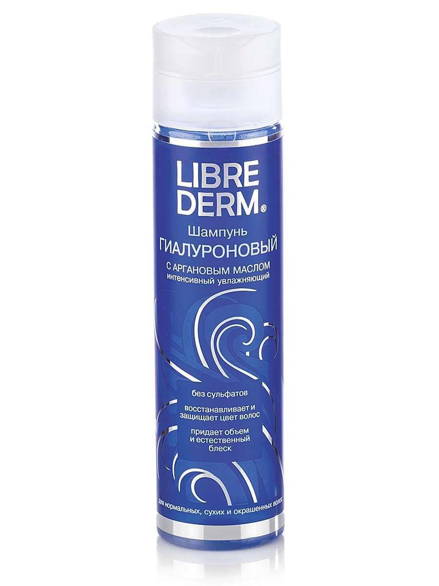 Librederm Шампунь Гиалуроновый с аргановым маслом бессульфатный, шампунь, 250 мл, 1 шт. фото