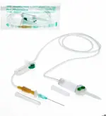 SFM Система инфузионная для переливания растворов с пластиковым шипом, 1 шт, 21G (0.80х40) фото