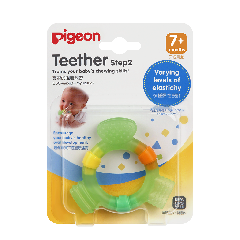 Pigeon Прорезыватель-игрушка 7 мес+, 1 шт. фото