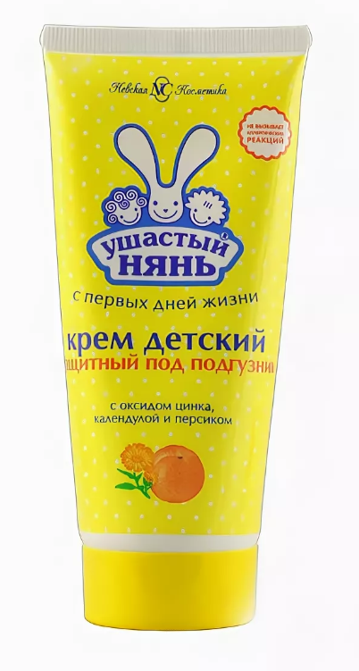 Ушастый Нянь Крем детский защитный под подгузник, крем детский, 100 мл, 1 шт. фото